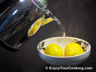 Red Wine Sangria with Peaches, Oranges and Lemons Recipe: Step 7