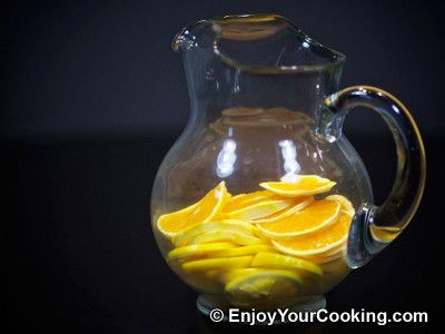 Red Wine Sangria with Peaches, Oranges and Lemons Recipe: Step 9