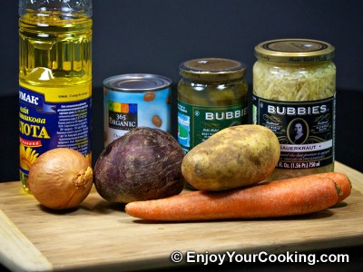 Russian Vinaigrette Salad (Salad Vinegret) Recipe: Step 1