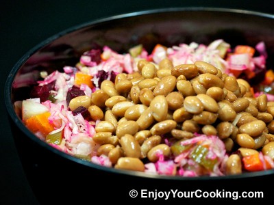 Russian Vinaigrette Salad (Salad Vinegret) Recipe: Step 9