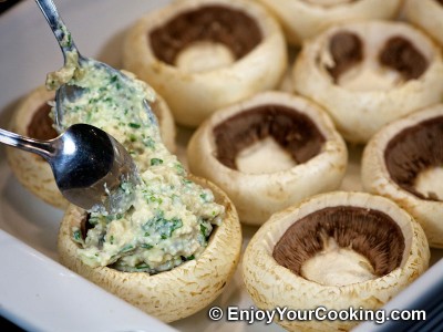 Chicken and Feta Stuffed Mushroom Caps Recipe: Step 16