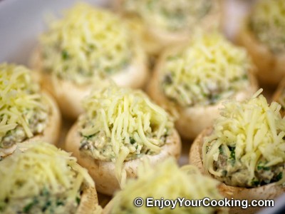 Chicken and Feta Stuffed Mushroom Caps Recipe: Step 18