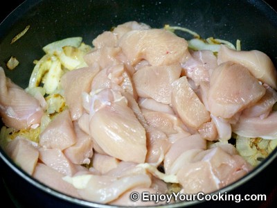 Curry Chicken with Prunes and Dried Apricots Recipe: Step 4