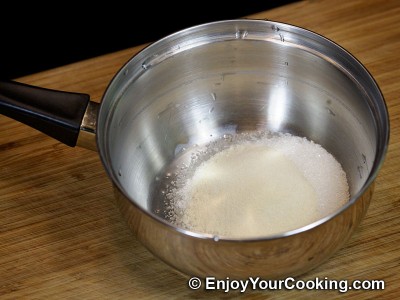 White Wine Jelly with Bananas Recipe: Step 2