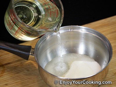 White Wine Jelly with Bananas Recipe: Step 3