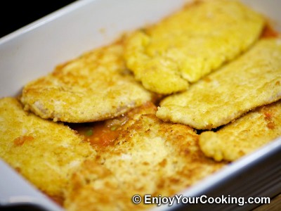 Parmesan Chicken with Tomato Basil Sauce Recipe: Step 16
