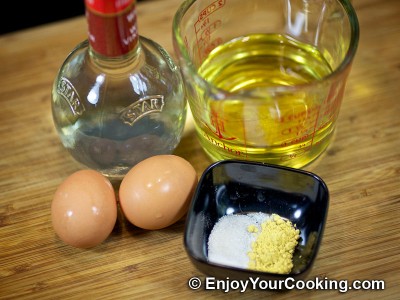 Homemade Mayo with Egg Yolks and Mustard Recipe: Step 1