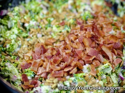 Fresh Broccoli Salad with Raisins and Sunflower Seeds Recipe: Step 11