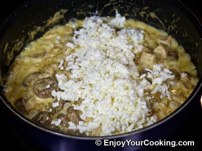 Pasta with Chicken and Mushroom Sauce Recipe: Step 8