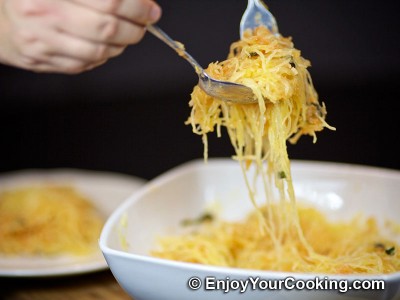 Roasted Spaghetti Squash with Tomato Basil Sauce Recipe: Step 13