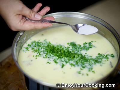 Salmon and Potato Chowder with Cream Recipe: Step 12