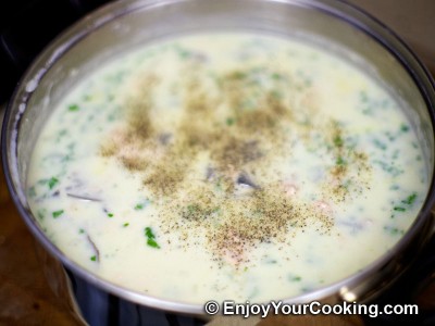 Salmon and Potato Chowder with Cream Recipe: Step 13