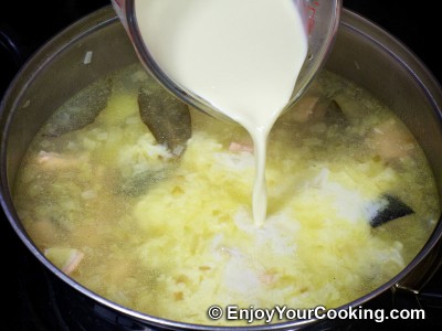 Salmon and Potato Chowder with Cream Recipe: Step 7