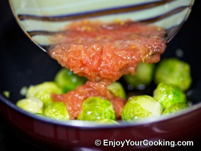 Brussels Sprouts in Tomato and Soy Sauce Recipe: Step 9