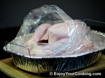 Whole Roast Turkey with Couscous Stuffing Recipe: Step 10