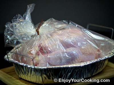 Whole Roast Turkey with Couscous Stuffing Recipe: Step 12