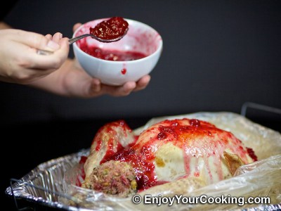 Whole Roast Turkey with Couscous Stuffing Recipe: Step 14