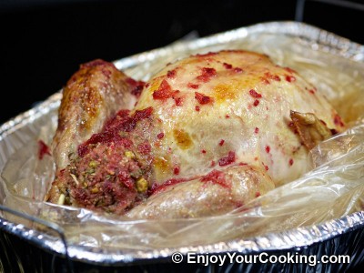 Whole Roast Turkey with Couscous Stuffing Recipe: Step 15