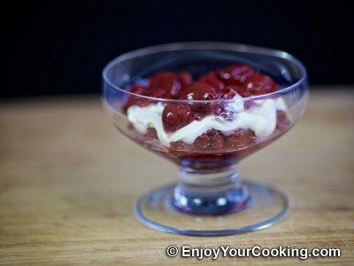 Sour Cherry Dessert with Whipped Cream Recipe: Step 11