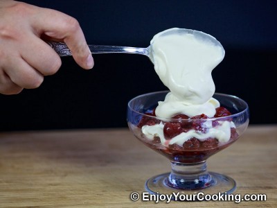 Sour Cherry Dessert with Whipped Cream Recipe: Step 12