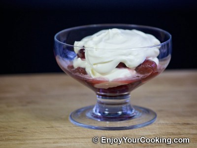 Sour Cherry Dessert with Whipped Cream Recipe: Step 13