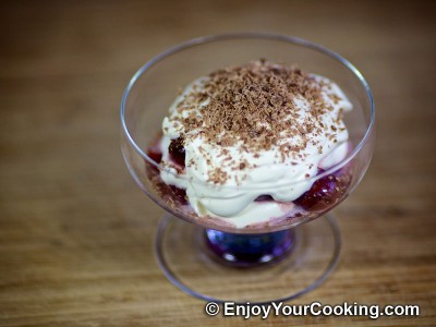 Sour Cherry Dessert with Whipped Cream Recipe: Step 15