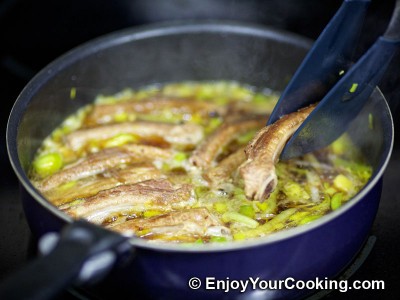 Baby Back Ribs with Soy Sauce, Ginger and Leeks Recipe: Step 18