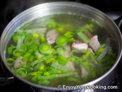 Baby Back Ribs with Soy Sauce, Ginger and Leeks Recipe: Step 8