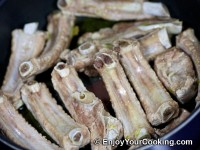 Baby Back Ribs with Soy Sauce, Ginger and Leeks Recipe: Step 11a
