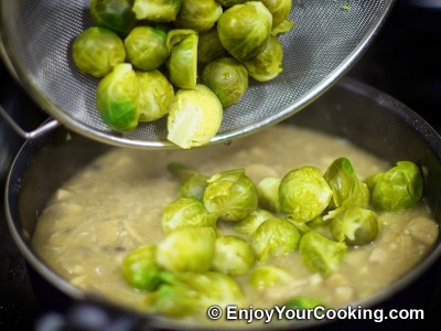 Brussel Sprouts with Mushrooms and Onions Recipe: Step 11