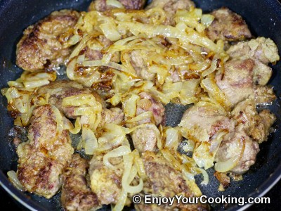 Fried Chicken Liver with Onions Recipe: Step 10