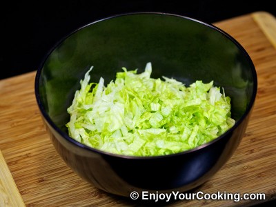 Lettuce, Tomato and Cucumber Salad Recipe: Step 2
