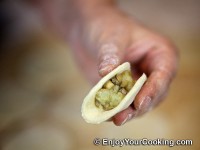 Fold the dough