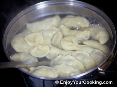 Potato and Mushroom Stuffed Dumplings Recipe: Step 15