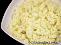 Mash potato with potato masher