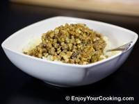 Add mushroom and onion mix