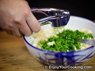 Veal Rolls with Feta Cheese, Garlic and Olives Recipe: Step 4