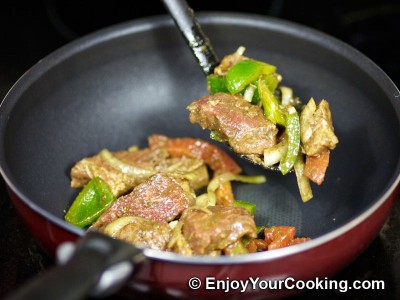 Beef Gyros with Vegetables and Spices Recipe: Step 10
