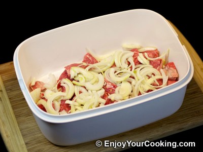 Beef Gyros with Vegetables and Spices Recipe: Step 3