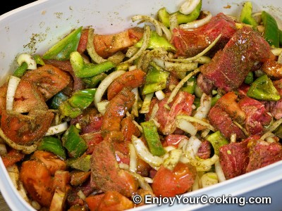 Beef Gyros with Vegetables and Spices Recipe: Step 8