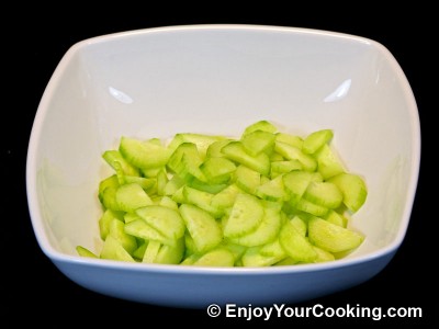 Ramps Spring Salad with Eggs and Cucumbers Recipe: Step 2