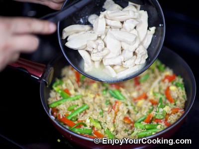 Fried Rice with Chicken and Vegetables Recipe: Step 19