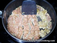 Then cut them in smaller pieces