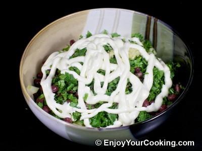Bean, Cucumber and Bell Pepper Salad Recipe: Step 9