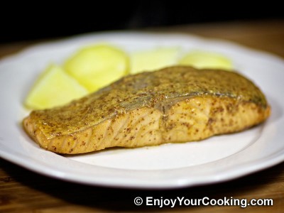Salmon in Mustard, Lemon Juice and Soy Sauce Marinade Recipe: Step 13