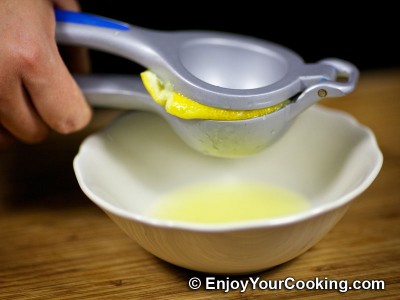 Salmon in Mustard, Lemon Juice and Soy Sauce Marinade Recipe: Step 2