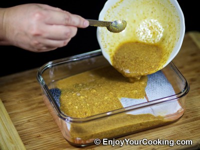 Salmon in Mustard, Lemon Juice and Soy Sauce Marinade Recipe: Step 7