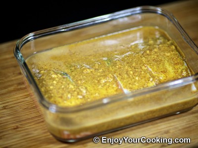 Salmon in Mustard, Lemon Juice and Soy Sauce Marinade Recipe: Step 8