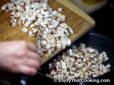 Chicken Cutlets with Mushroom and Cheese Recipe: Step 2
