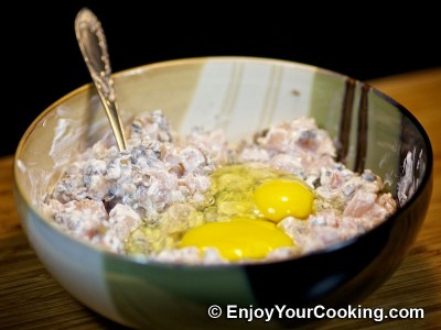 Chicken Cutlets with Mushroom and Cheese Recipe: Step 7
